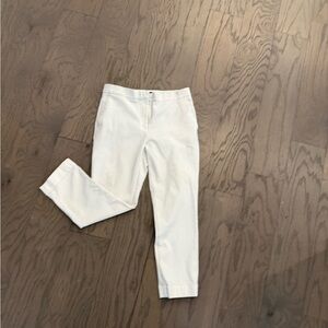 Ann Taylor White Slim Fit Pants